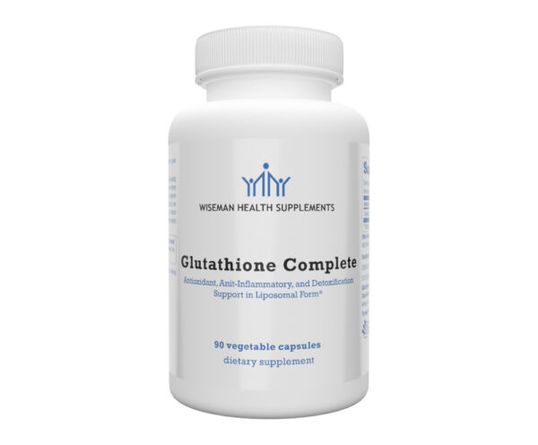 glutathione complete liposomal glutathione capsules bottle