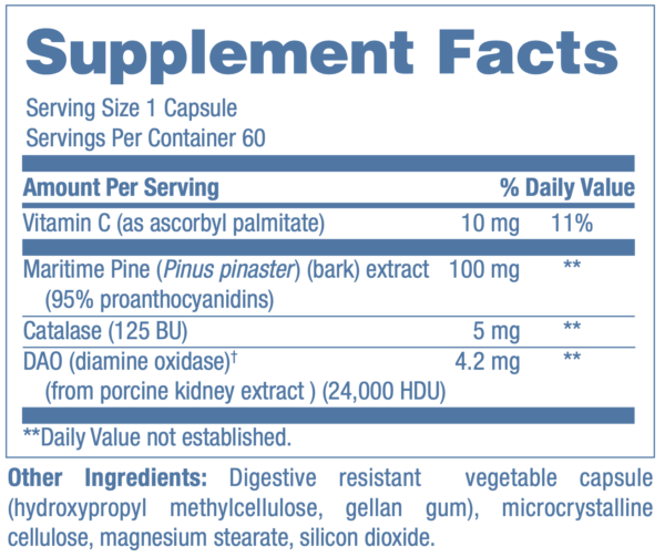 histamend supp facts