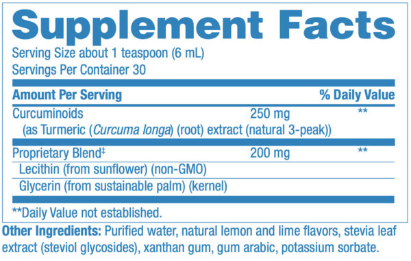 curcumin complete liposomal curcumin supp facts