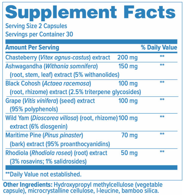 female balance menomedica supp facts