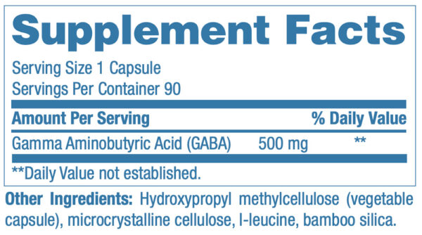 gaba complete gaba supp facts